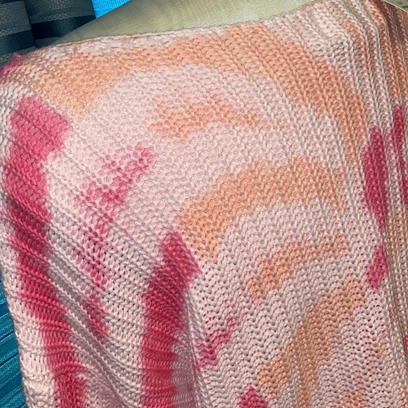 Pink Tye Dye Crop Sweater - Picture 6 of 6